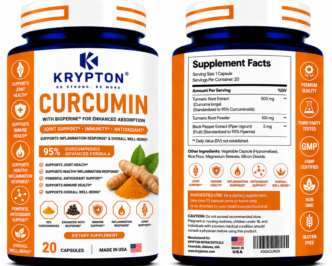 Krypton Curcumin 1000mg