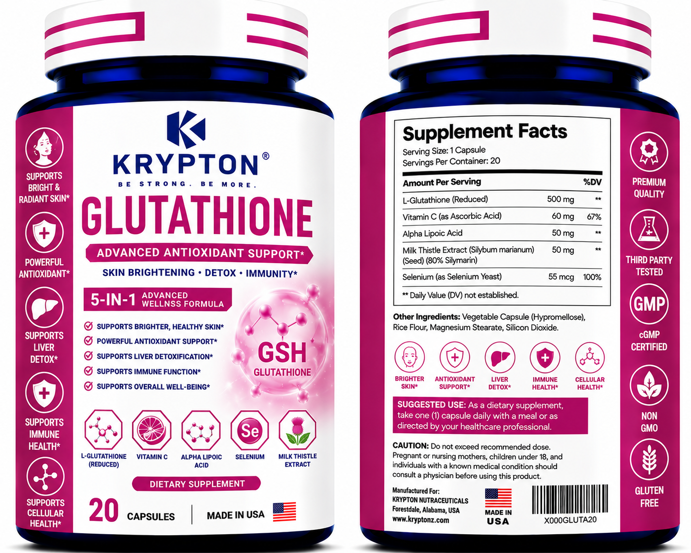 Krypton Glutathione