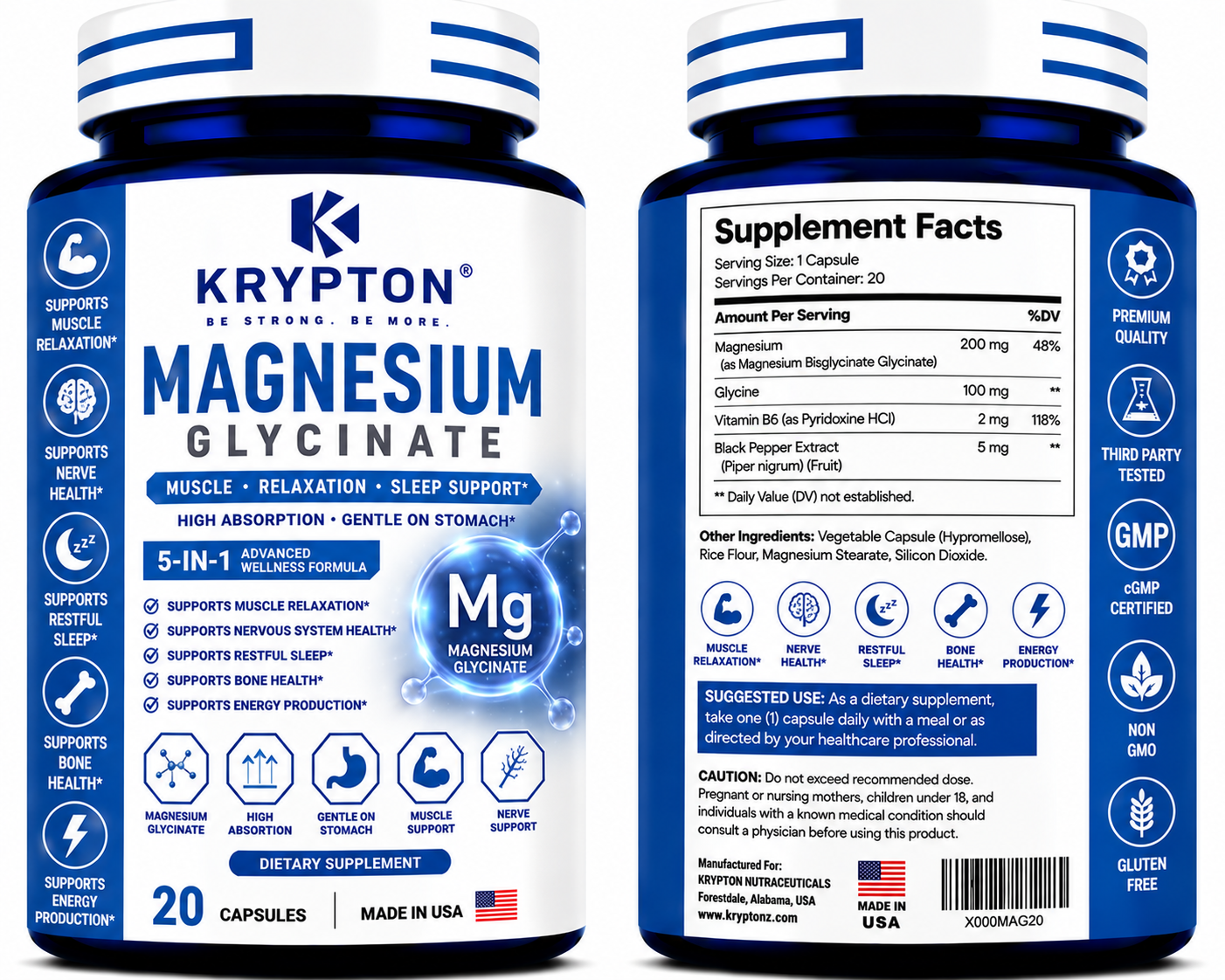 Krypton Magnesium Glycinate