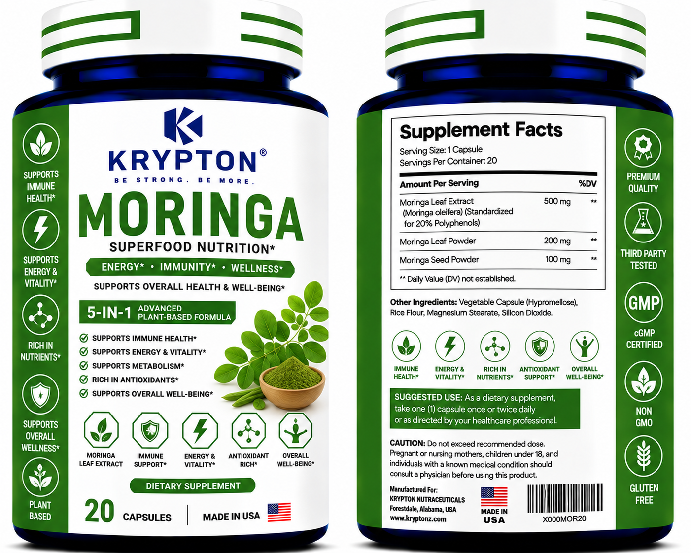 Krypton Moringa 1000mg